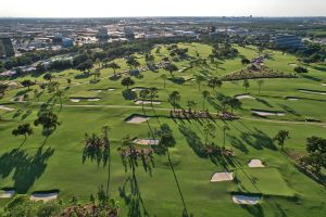 Brook Hollow Sunset Aerial